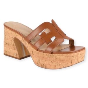 SAM EDELMAN | Dev Square Toe Double E Chunky Sandals